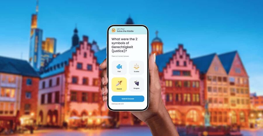 Frankfurt Self-Guided Historical Walking Tour - The 5.7 km walk in any weather: timing, shoes, and phone battery