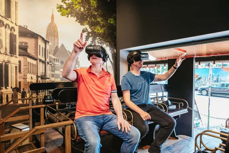 Frankfurt: Virtual Reality Time Travel Experience Ticket - Finding TimeRide at Senseum Frankfurt, and settling in fast