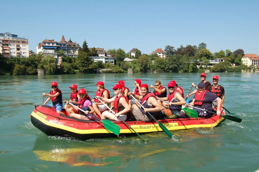 Freiburg and Basel: Rafting Tour on the River Rhine - On the Water: From Fast Upper Althrein to Chill Swim Breaks
