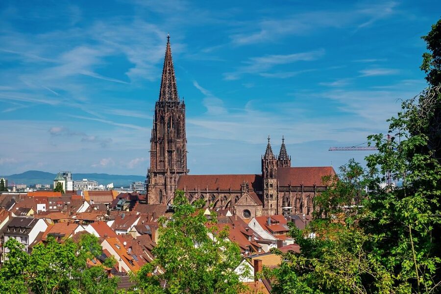 Freiburg im Breisgau: old town privat walking tour Italian - Freiburg’s Bächle: the charm is real, and the explanation helps