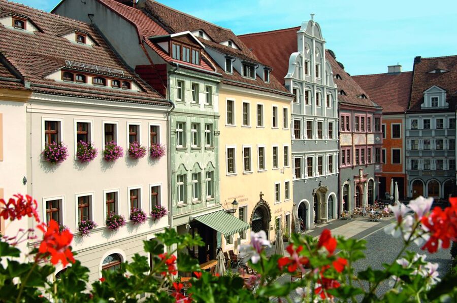 Görlitz: Old Town Guided Walking Tour - The Biblische Haus: sandstone scenes from the Old and New Testament