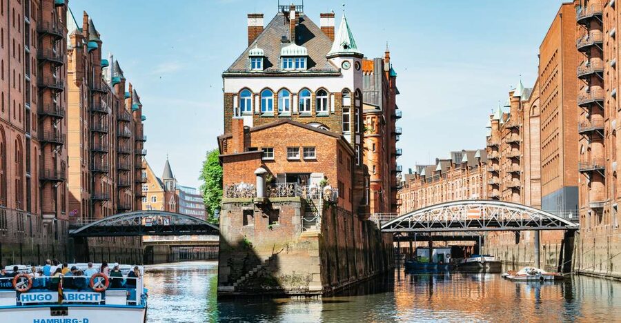 Hamburg: 1.5-Hour Harbor and Speicherstadt Day Cruise - A harbor cruise that shows Hamburg as a working port