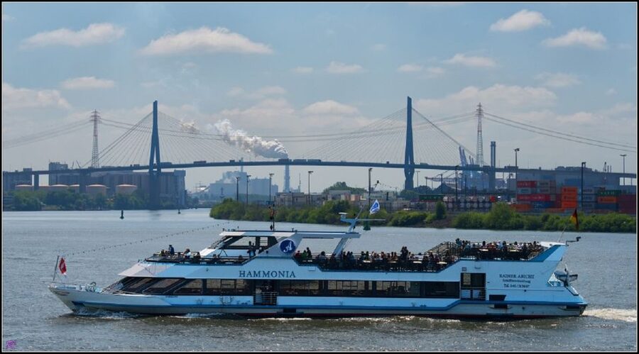 Hamburg: 2-Hour Sightseeing Cruise to Blankenese - Köhlbrand Bridge and the Docking-Like Moment: Watching the River Frame the City