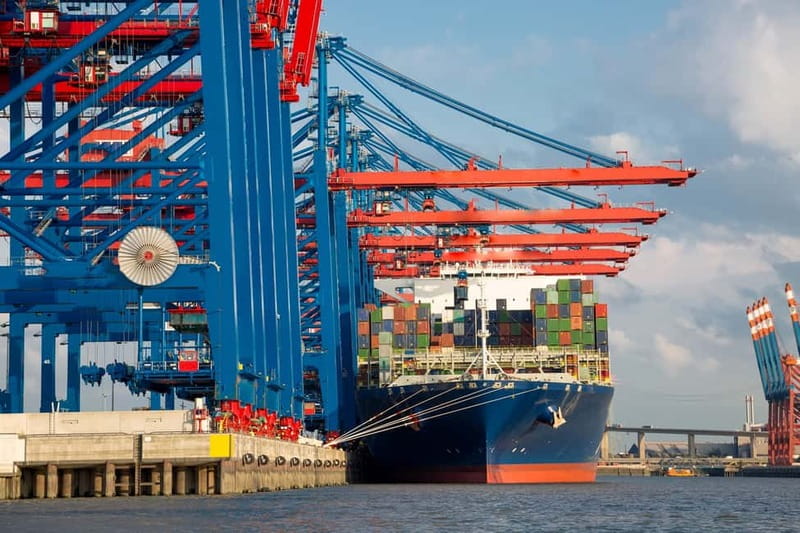 Hamburg: Guided Grand Harbor Sightseeing Cruise by Ship - Container ships and Blohm + Voss, where the port becomes real