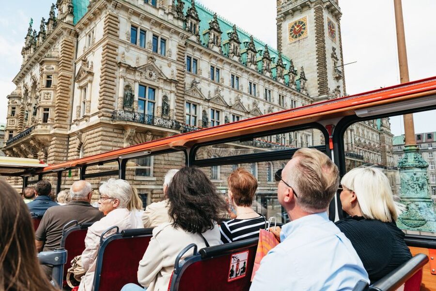 Hamburg: Line A Sightseeing Hop-On Hop-Off Bus Tour - Stop by stop: harbor, Speicherstadt, and HafenCity without a map headache