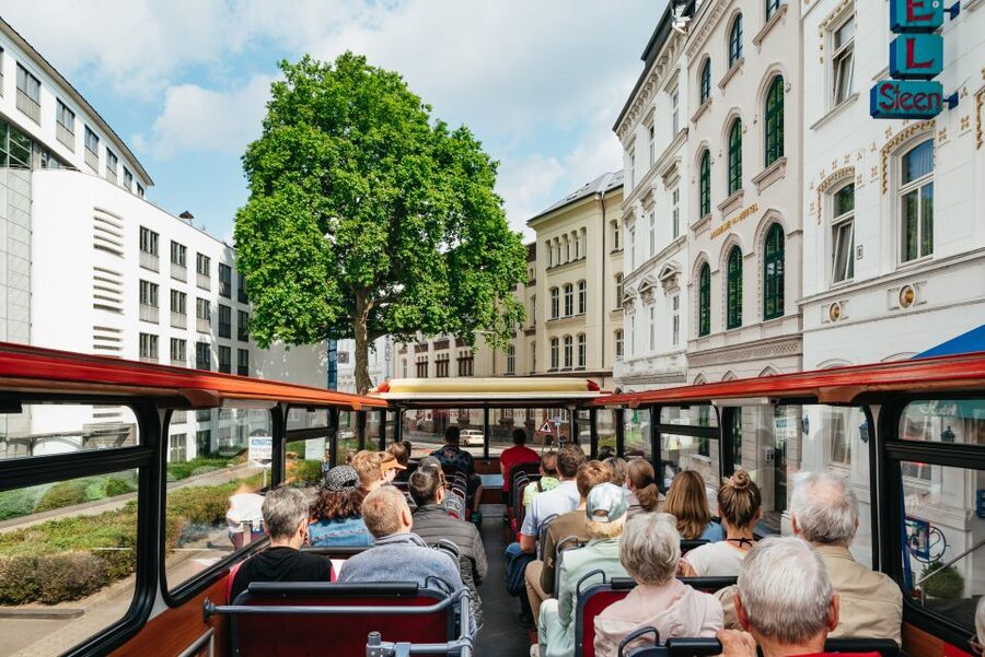 Hamburg: Line A Sightseeing Hop-On Hop-Off Bus Tour - St. Michael’s and the Reeperbahn, Hamburg’s big personality in one ride