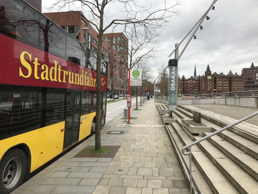 Hamburg: Line C Sightseeing Hop-On Hop-Off Bus Tour - St. Georg and the harbor feel: a quieter contrast point