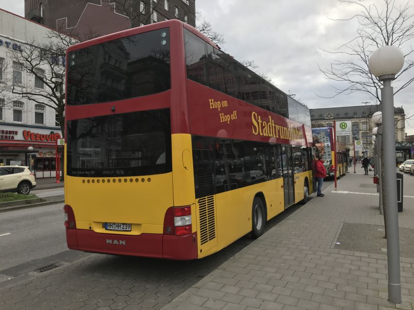 Hamburg: Line C Sightseeing Hop-On Hop-Off Bus Tour - Audio guide in six languages plus Danish and Russian: how to get real value