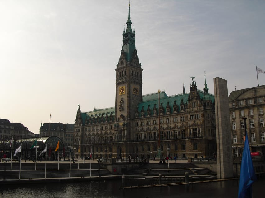 Hamburg: Private - Town Hall, Speicherstadt, Elbphilharmonie - Nicolaifleet and the St Nikolai Memorial, Walking Through WWII Memory