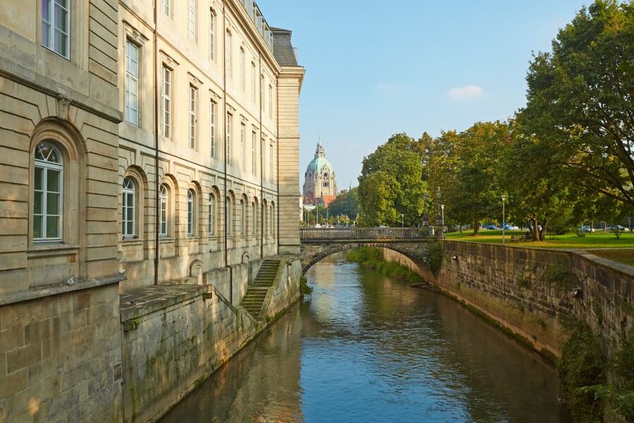 Hannover: Guided City Walk - Leineschloss exterior and the Parliament of Lower Saxony stop