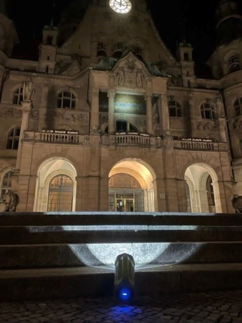 Hanover: Flashlight Guided Walking Tour at Night - Starting at the New Town Hall: equipment, orientation, and good timing