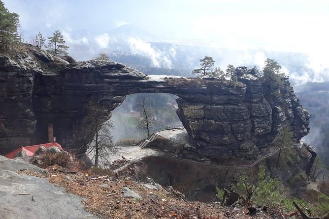 Hassle-free Bohemian & Saxon Switzerland Trip from Dresden - Tisa Walls for the Narnia option: sandstone formations up close