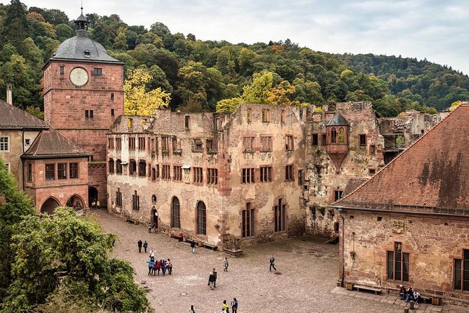 Heidelberg and Rhine Valley Day Trip With Wine Tasting and Dinner from Frankfurt - Schloss Heidelberg and the Great Barrel: what to actually watch for