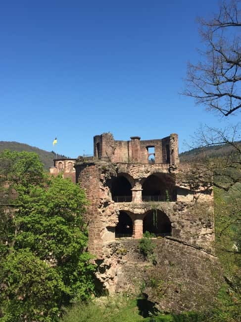 Heidelberg: Discover Heidelberg Castle - experience history up close - Great Terrace: pause for the view over the old town and Neckar