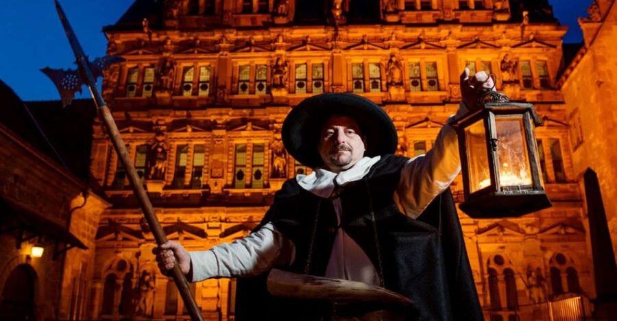 Heidelberg: Night Watchman Historic Adventure Tour - Starting at the Hercules Fountain, Market Square