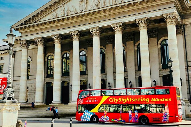 Hop-On Hop-Off Tour CitySightseeing Munich - Schwabing and the park-focused stretch, from Englischer Garten to Siegestor