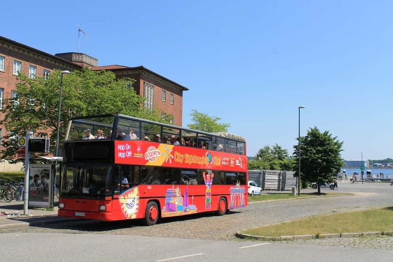 Kiel: City Sightseeing Hop-On Hop-Off Bus Tour - The onboard audio: live German plus 8-language headphones