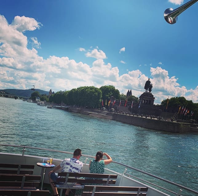 Koblenz: City & Sightseeing Boat tour on the Rhine - Passing Kurfürstliches Schloss Koblenz, the Brewery, and Lahneck Castle
