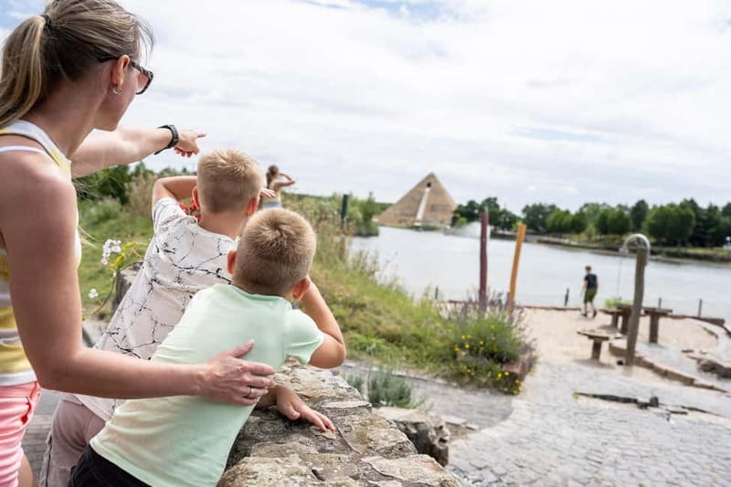 Leipzig: Belantis Theme Park Admission Ticket - Valley of the Pharaos: 31-Meter Pyramid Rapids and a Watery Reset