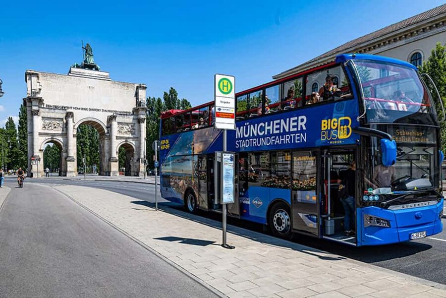 Munich: Big Bus Hop-On Hop-Off Tour by Open-Top Bus - Max-Joseph-Platz and the elegant pedestrian pulse