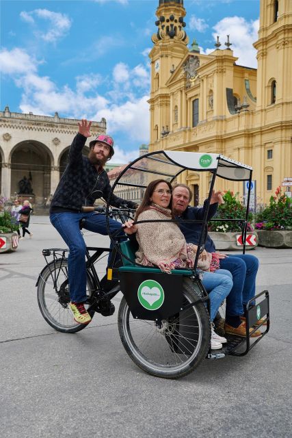Munich: City Highlights Rickshaw Tour - Old Town highlights you can actually linger on