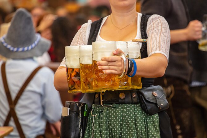 Munich City Walk and Oktoberfest Tour With Beer Tent Reservation - Oktoberfest Orientation at Theresienwiese: Finding Your Bearings Fast