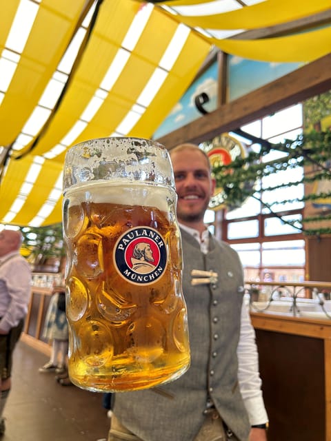 Munich: Guided Oktoberfest Experience with Beer and Lunch - Meeting at Burger King on Westendstraße 12, then getting organized fast