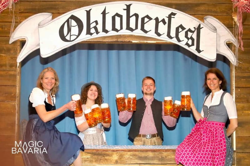 Munich: Magic Bavaria - Museum of Fun, Selfies and Illusions - Swinging on a giant pretzel and Oktoberfest photo moments