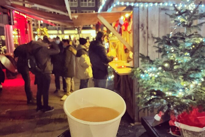 Original Munich Christmas Market Tour with Festive Wine and Food - Theresienwiese, the Oktoberfest grounds turned into Munich’s offbeat market stage
