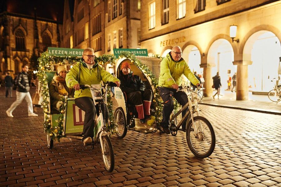 Private Christmas Tour in Münster including Glühwein - Why a rickshaw tour works so well at Christmas in Münster