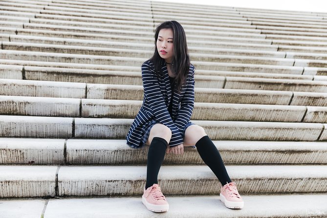 Private Romantic Urban & Street Photoshoot - Stop 3, Mahnmal St. Nikolai: portrait backdrops with meaning