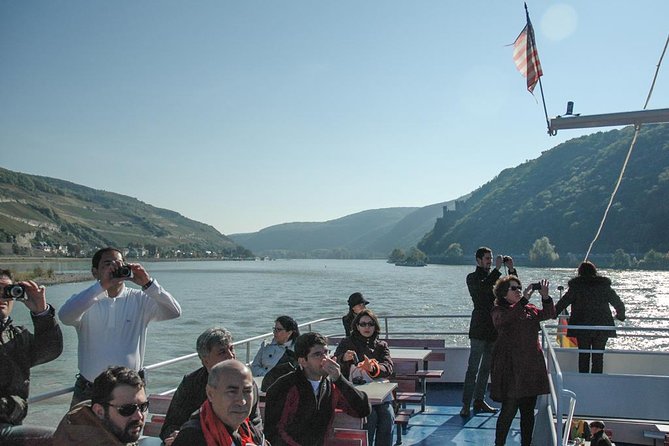 Rhine Valley Trip from Frankfurt including Rhine River Cruise - The Rhine Steamer Cruise, Castles, Loreley Rock, and When the Boat Changes