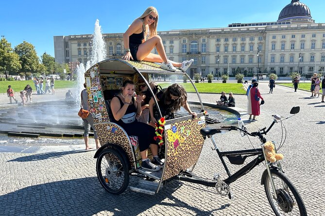 Rickshaw Tours Berlin - Groups of up to 16 people with several rickshaws - Potsdamer Platz: modern Berlin rebuilt as a district, not just a square