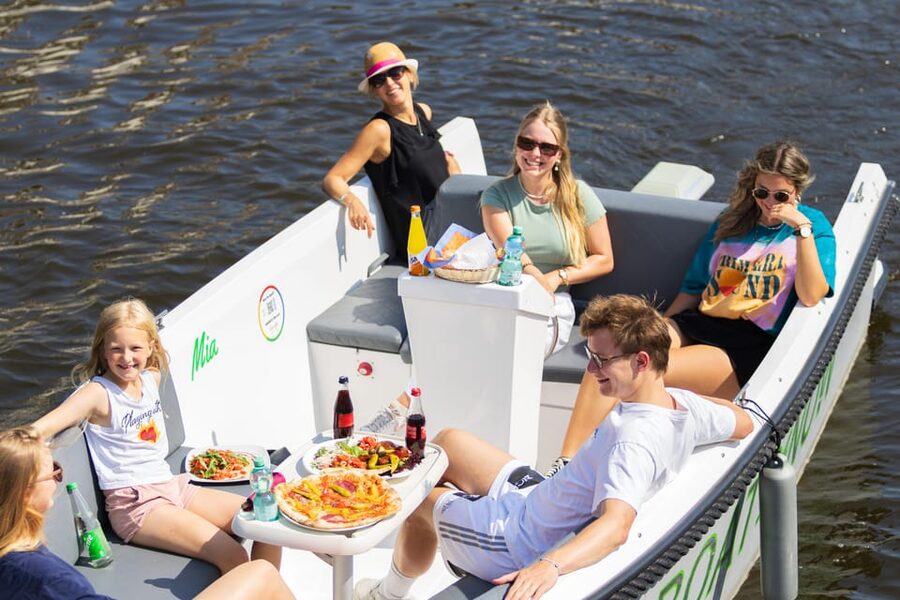 Rostock: Electric Boat Rental on the Warnow River - Your itinerary on the Warnow: 1, 2, or 3 hours at your pace