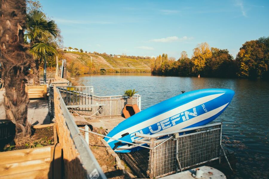 Stuttgart: Stand Up Paddling Rental - The 1-hour on-water routine, step by step