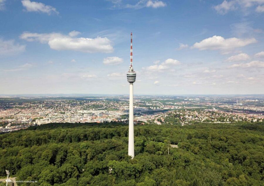 Tickets SWR Fernsehturm Stuttgart - Views you can aim for: Neckar valley, Swabian countryside, Alps and more