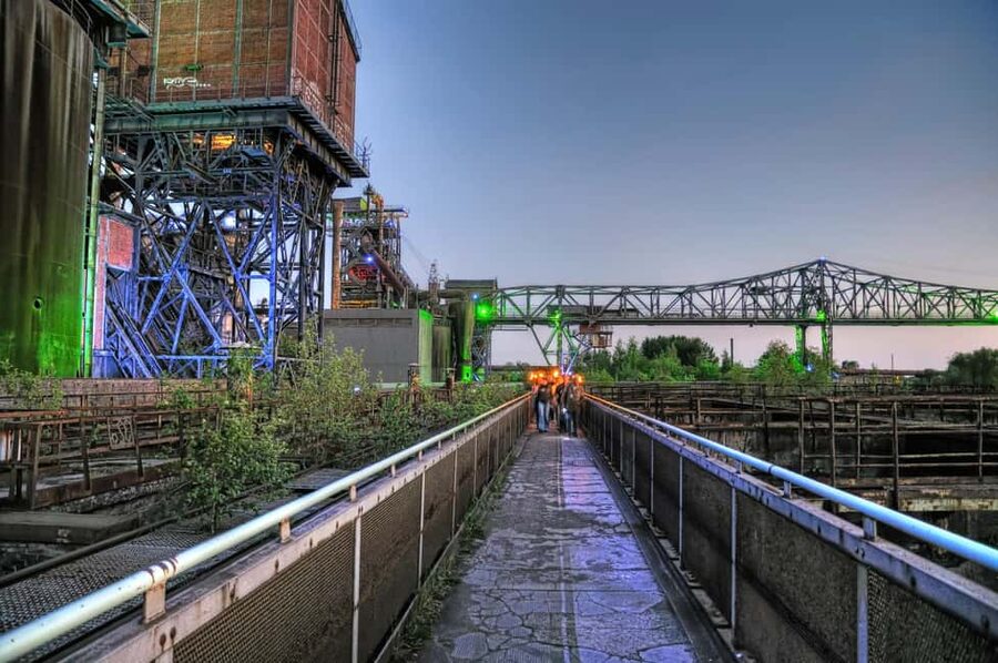 Torchlight tour of the old ironworks - Industrial History Up Close: Blast Furnace Work, Cold Wind, and Real Conditions